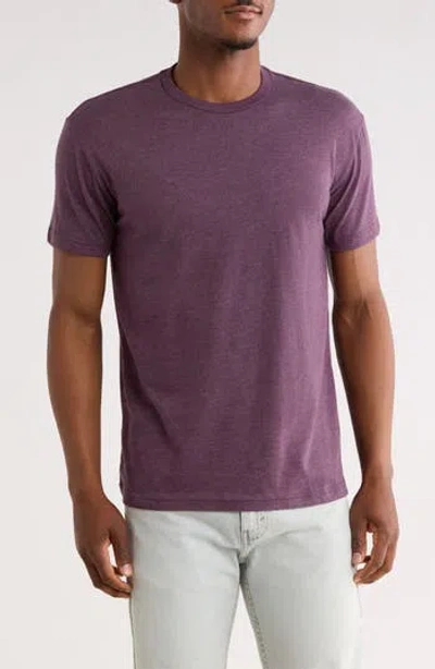 True Classic Classic Crewneck T-shirt In Purple
