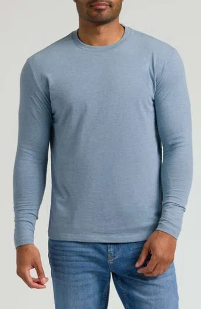 True Classic Classic Long Sleeve Crewneck T-shirt In Animal Print