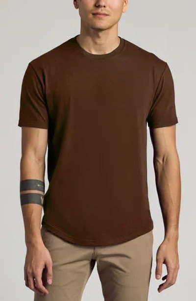 True Classic Crewneck T-shirt In Brown