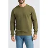 True Classic Fleece Crewneck Sweatshirt In Green