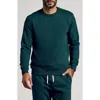 True Classic Fleece Crewneck Sweatshirt In Green