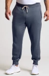 True Classic Fleece Joggers In Gray