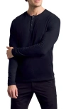 True Classic Performance Henley In Blue