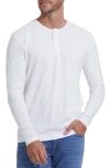 True Classic Performance Henley In White