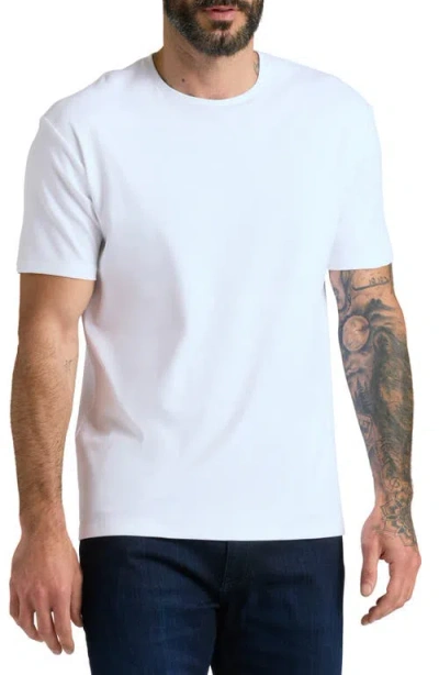 True Classic Pima Cotton Crewneck T-shirt In White