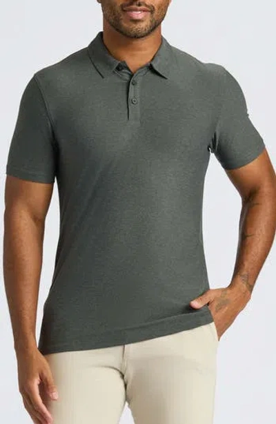 True Classic Polo In Charcoal Grey