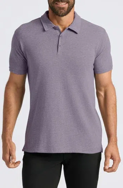 True Classic Polo In Dark Heather Amethyst