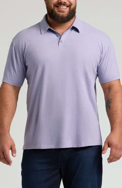 True Classic Polo In Heather Dark Orchid