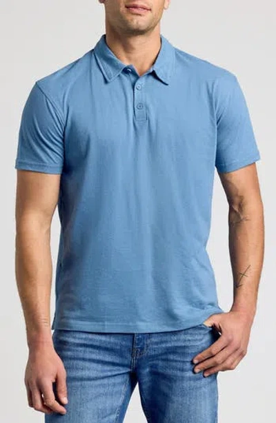 True Classic Polo In Heather Indigo