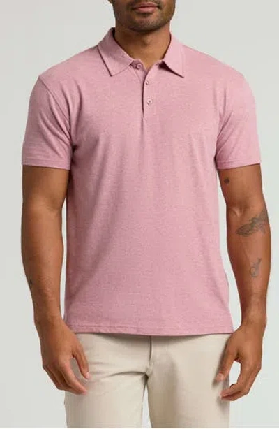 True Classic Polo In Light Heather Boysenberry