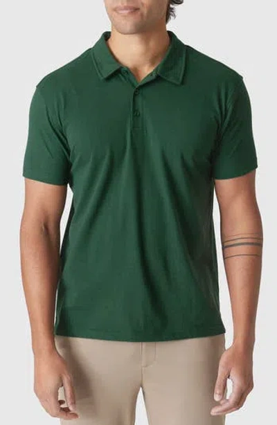True Classic Polo In Moss Green