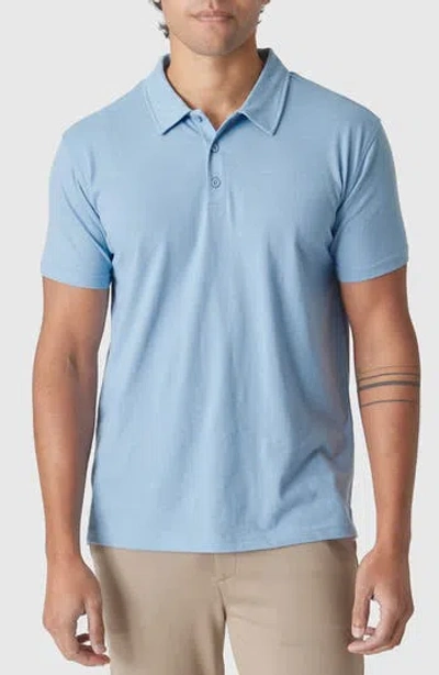 True Classic Polo In Sky Blue Heather