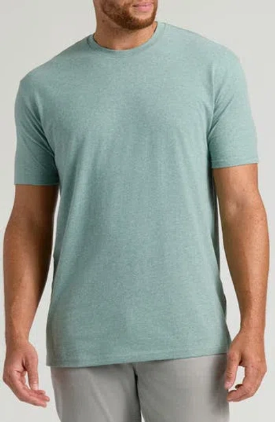 True Classic Short Sleeve Crewneck T-shirt In Heather Balsam