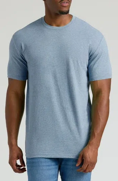 True Classic Short Sleeve Crewneck T-shirt In Heather Indigo