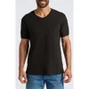 True Classic Short Sleeve V-neck T-shirt In Black