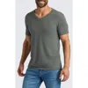 True Classic Short Sleeve V-neck T-shirt In Black