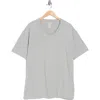 True Classic Short Sleeve V-neck T-shirt In Gray