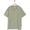 True Classic Short Sleeve V-neck T-shirt In Green