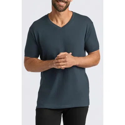 True Classic Short Sleeve V-neck T-shirt In Shadow