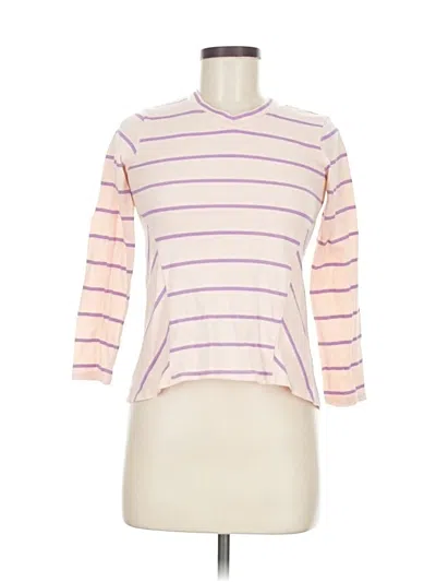 Pre-owned True Craft 3/4 Sleeve T-shirt In Pink