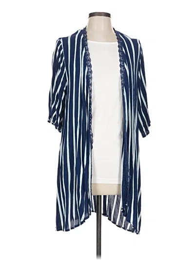 Pre-owned True Craft Cardigan Sweater In Blue