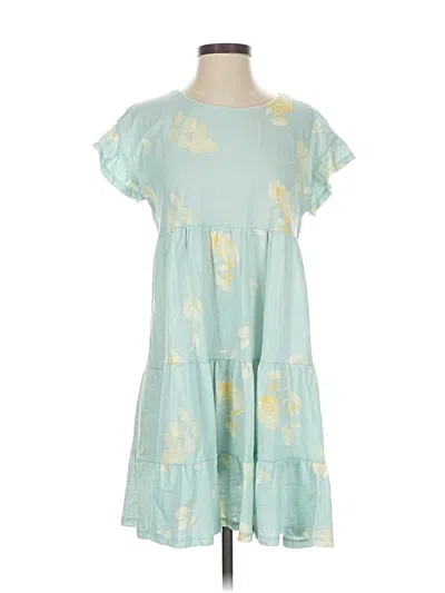 Pre-owned True Craft Casual Dress In Blue