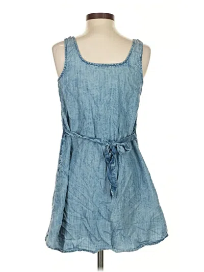 Pre-owned True Craft Casual Dress In Blue