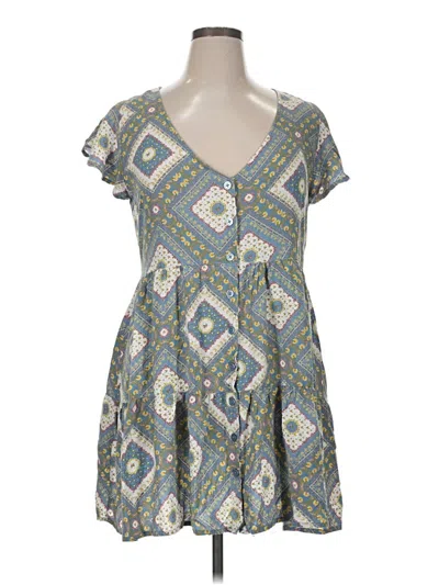 Pre-owned True Craft Casual Dress In Blue
