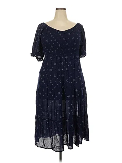 Pre-owned True Craft Casual Dress In Blue