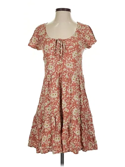 Pre-owned True Craft Casual Dress In Brown