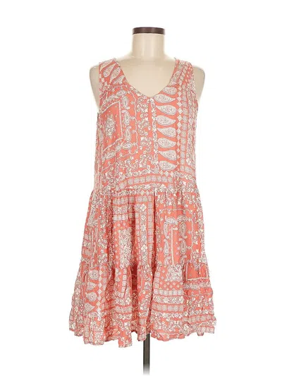 Pre-owned True Craft Casual Dress In Orange