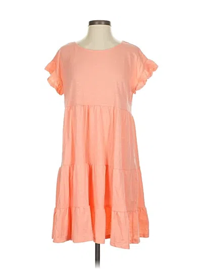 Pre-owned True Craft Casual Dress In Orange