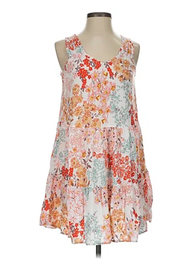 Pre-owned True Craft Casual Dress In Orange