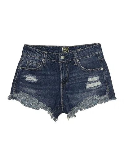 Pre-owned True Craft Denim Shorts In Blue