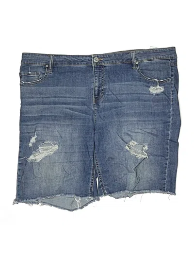 Pre-owned True Craft Denim Shorts In Blue