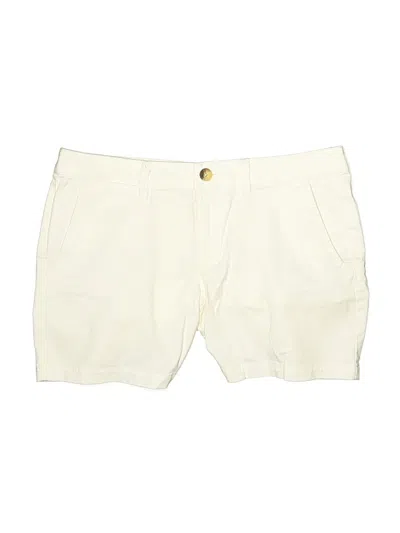 Pre-owned True Craft Khaki Shorts In White