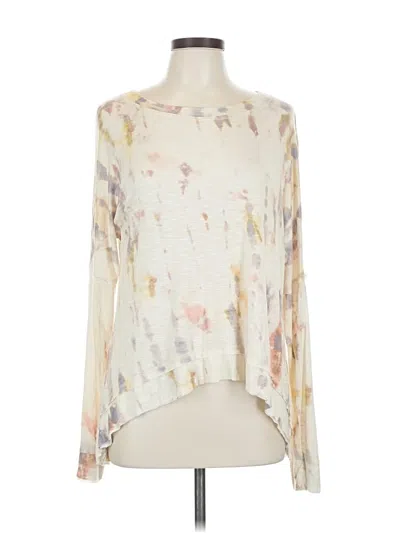Pre-owned True Craft Long Sleeve Blouse In White
