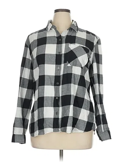 Pre-owned True Craft Long Sleeve Button Down Shirt In Gray