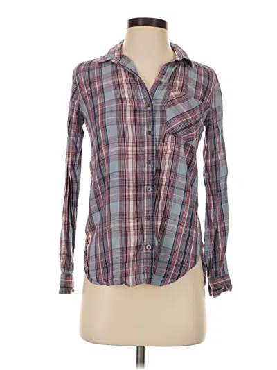 Pre-owned True Craft Long Sleeve Button Down Shirt In Gray