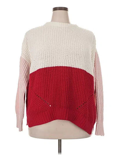 Pre-owned True Craft Pullover Sweater In Red