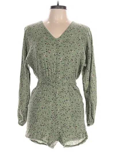 Pre-owned True Craft Romper In Green