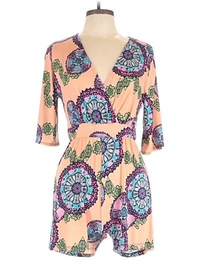 Pre-owned True Craft Romper In Pink