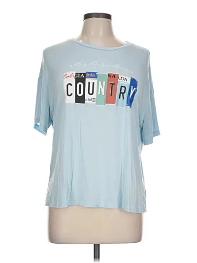 Pre-owned True Craft Short Sleeve T-shirt In Blue