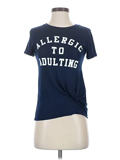 Pre-owned True Craft Short Sleeve T-shirt In Blue