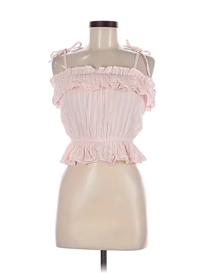 Pre-owned True Craft Sleeveless Blouse In Pink
