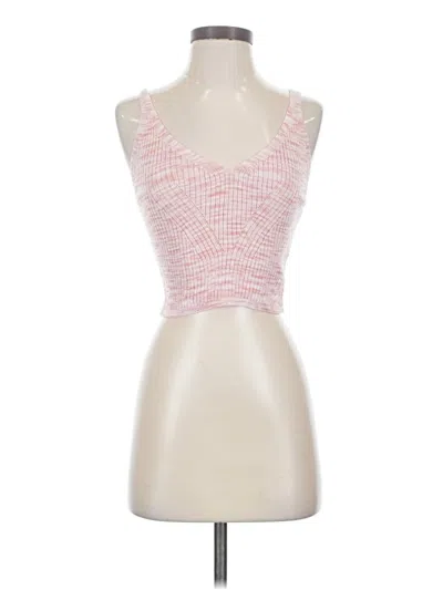 Pre-owned True Craft Sleeveless Top Pink Sweetheart Neckline Tops