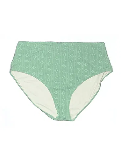 Pre-owned True Craft Swimsuit Bottoms In Green