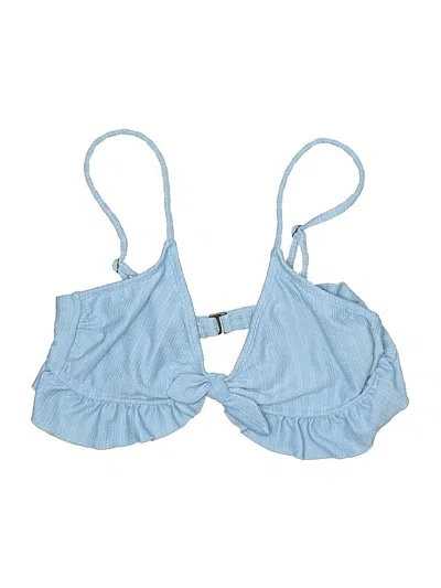 Pre-owned True Craft Swimsuit Top Blue Swimwear