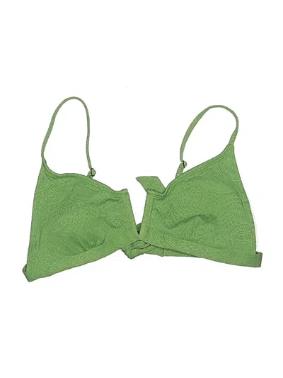 Pre-owned True Craft Swimsuit Top Green Swimwear