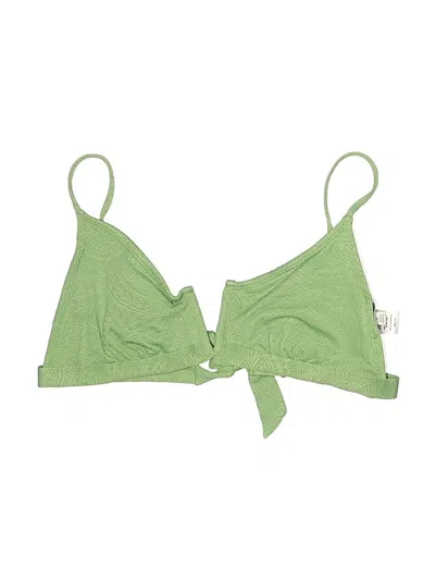 Pre-owned True Craft Swimsuit Top Green Swimwear